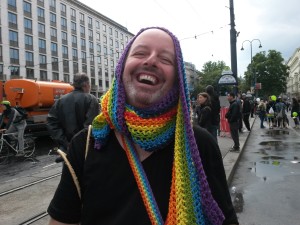 horst auf der regenbogenparade 2015